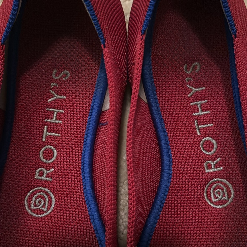 Red flats Rothy’s - Picture 5 of 12